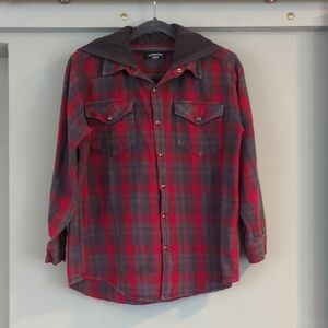 Canyon River Blues Red and Gray Checkered Shirt